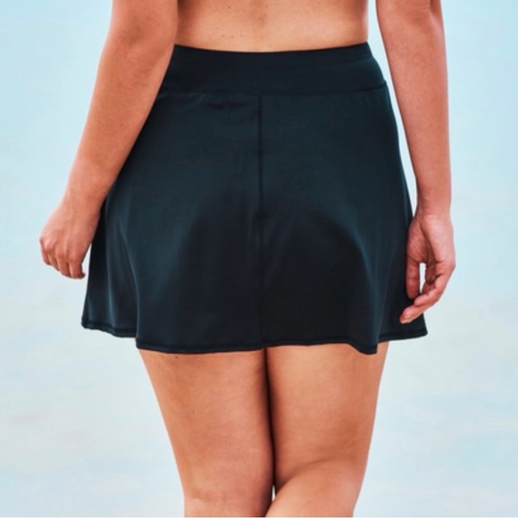 New Zip Pocket Swim Skort w/ shorts Swimsuits For All skirt bottom Plus Size 20 - Picture 2 of 5